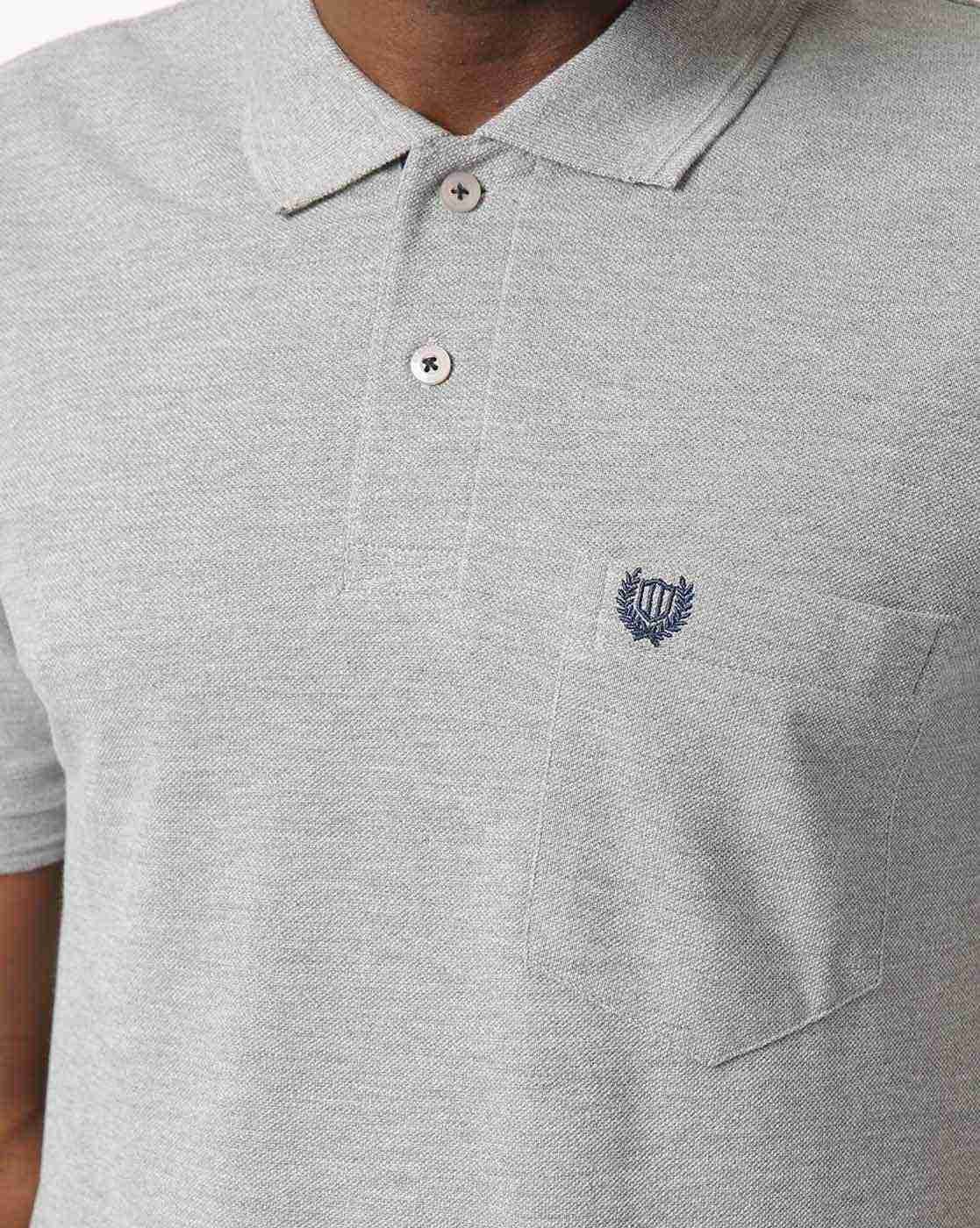DUKE | Heathered Polo T-shirt with Patch Pocket|3
