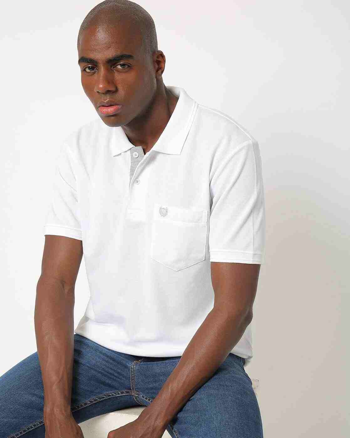 Polo T-shirt with Patch Pocket