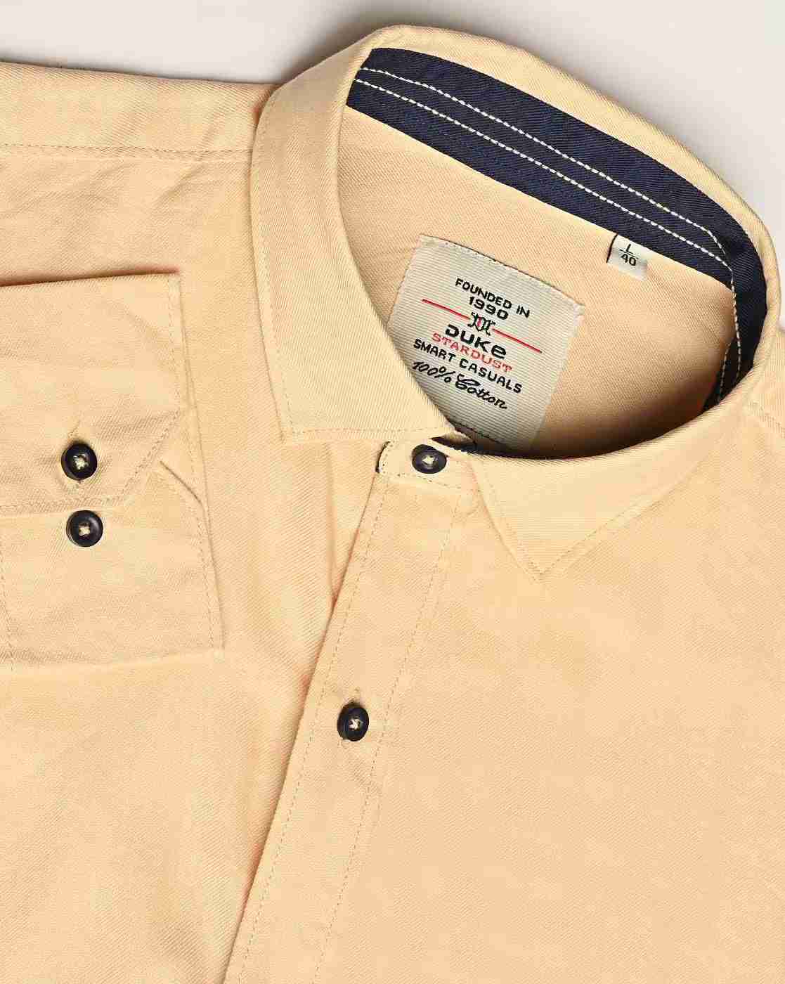DUKE | Men Slim Fit Shirt with Patch Pocket|4