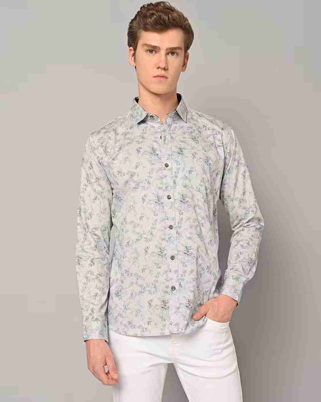 DUKE | Men Printed Slim Fit Shirt|0