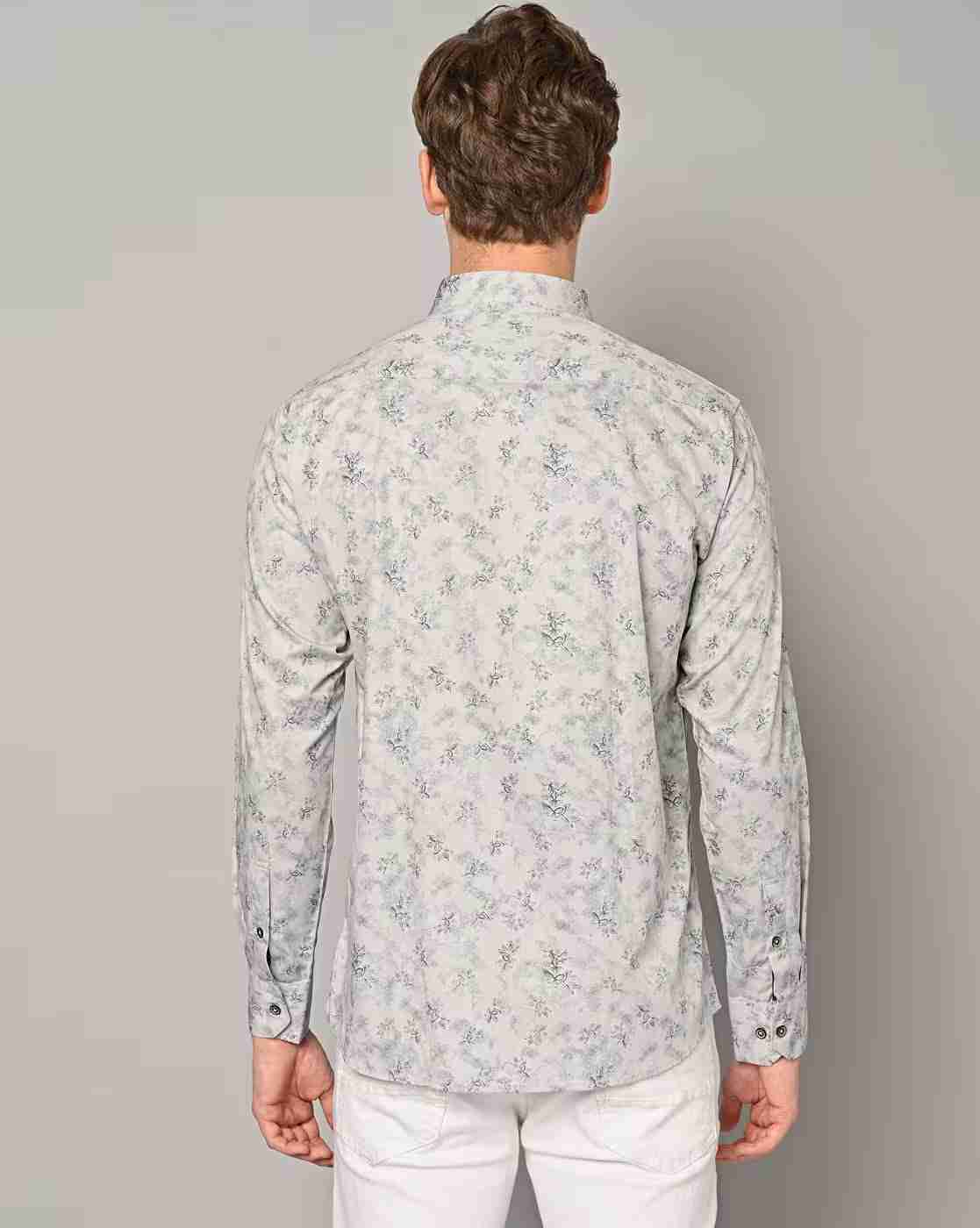 DUKE | Men Printed Slim Fit Shirt|2