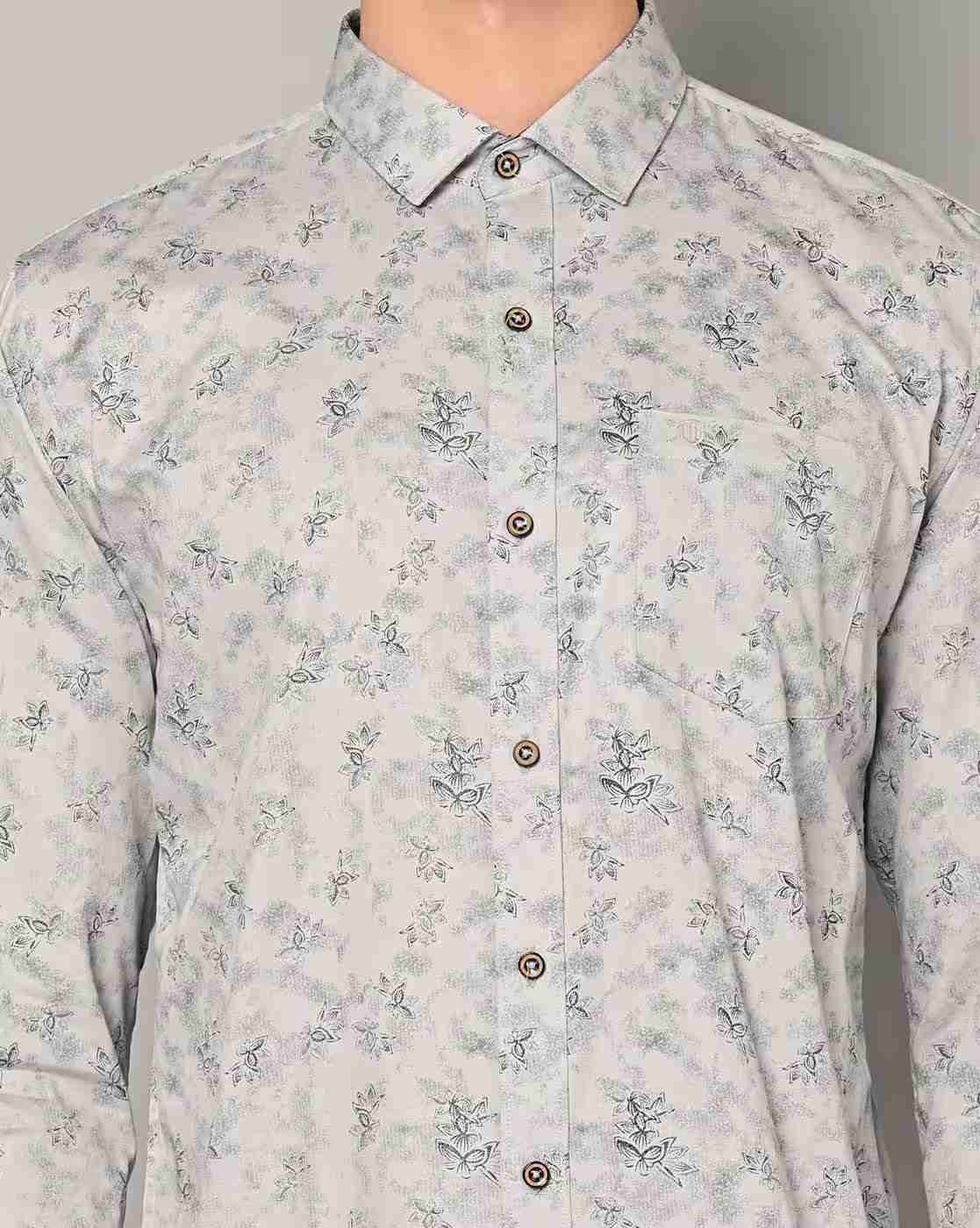DUKE | Men Printed Slim Fit Shirt|3