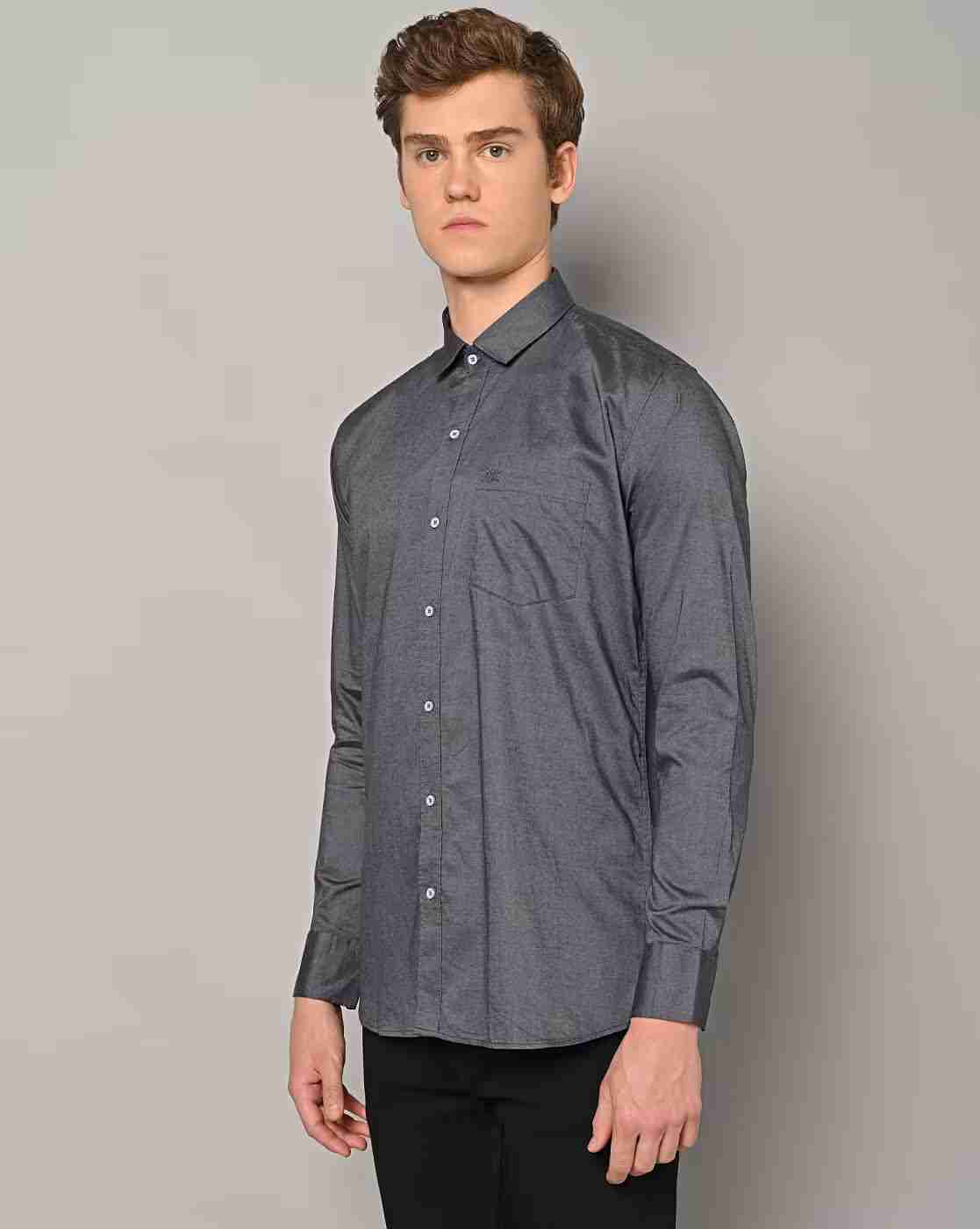 DUKE | Men Slim Fit Shirt with Patch Pocket|1
