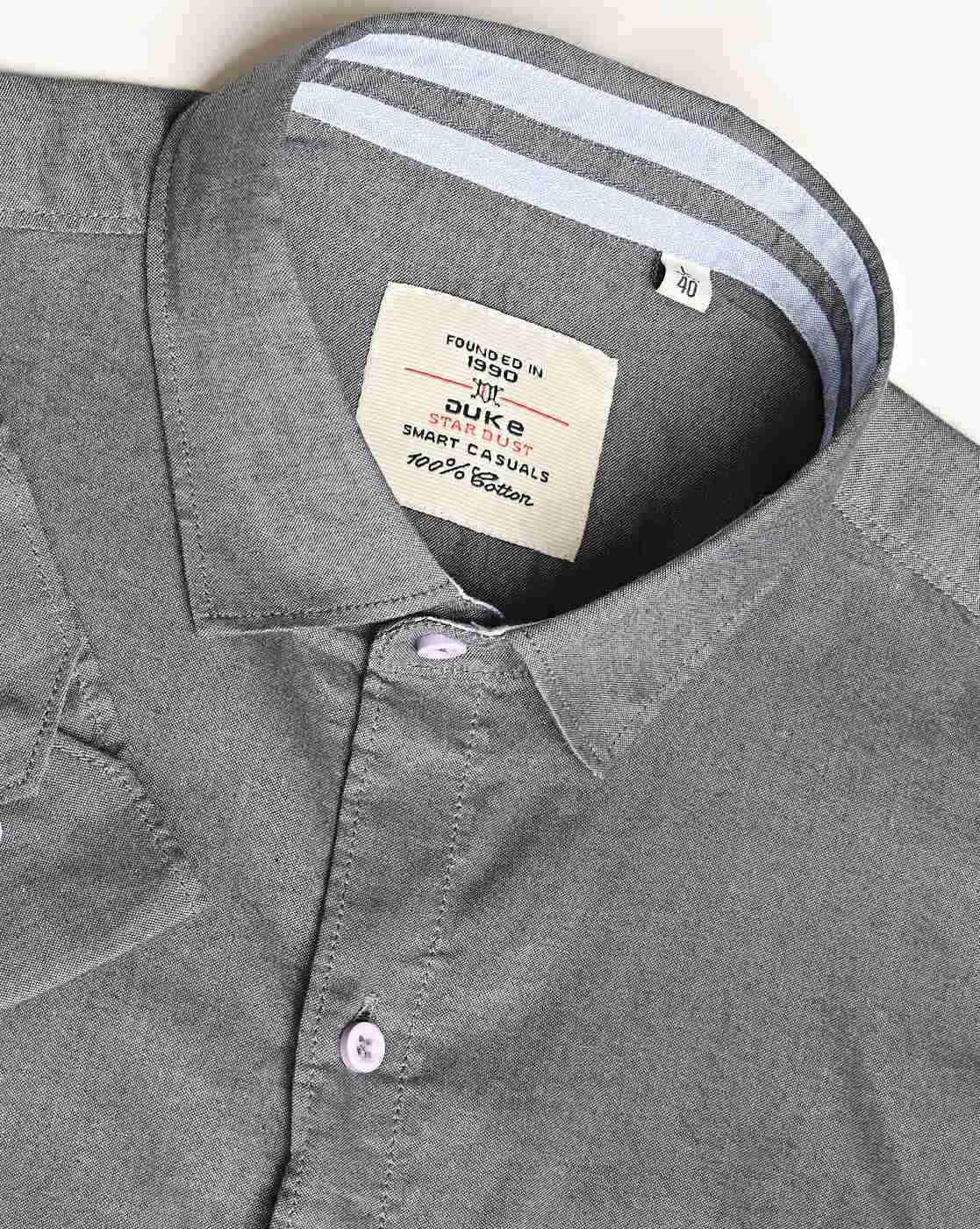 DUKE | Men Slim Fit Shirt with Patch Pocket|4