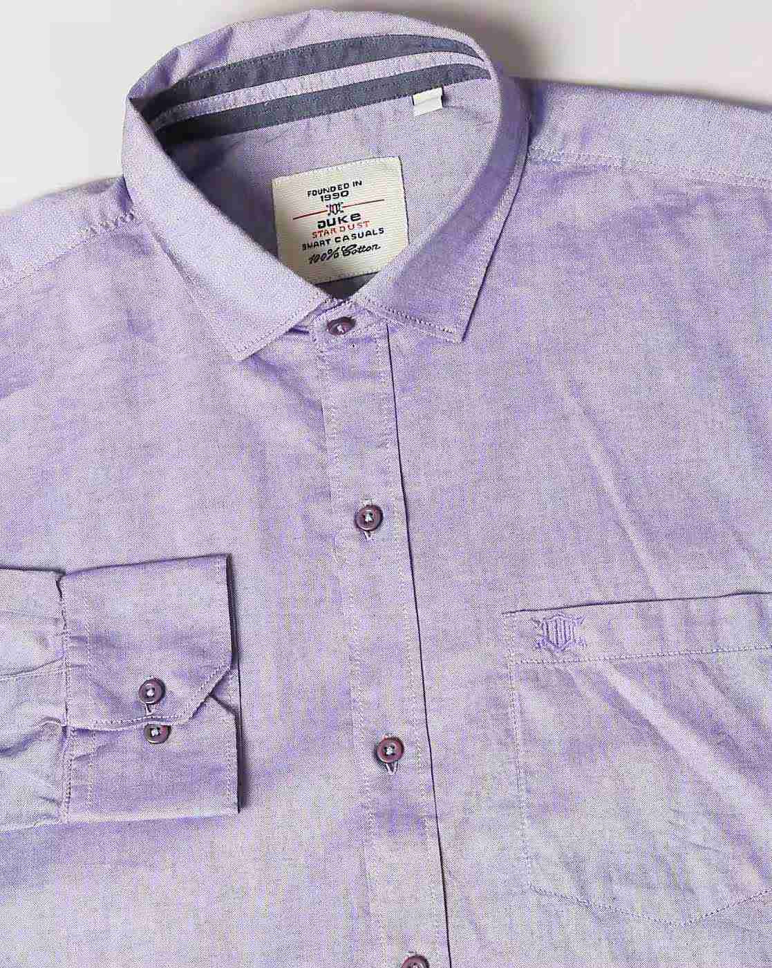 DUKE | Men Slim Fit Shirt with Patch Pocket|4