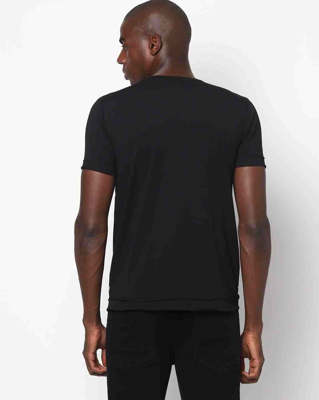 DUKE | Typographic Print Slim Fit Crew-Neck T-shirt|1