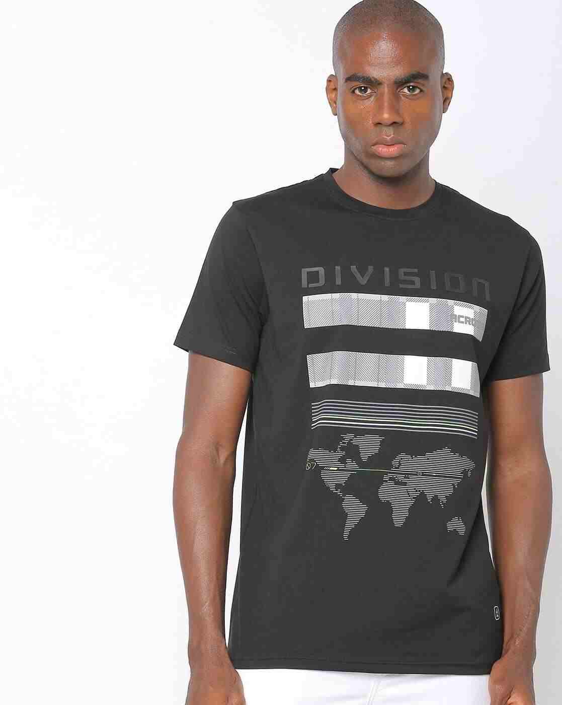 Graphic Print Slim Fit Crew-Neck T-shirt