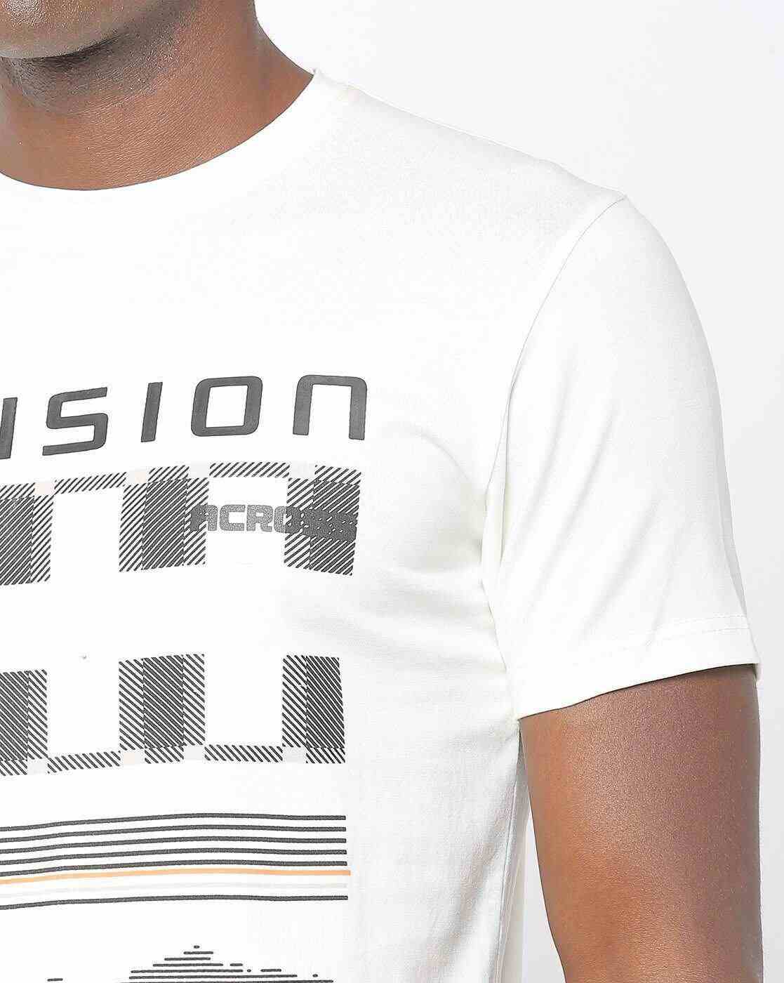 DUKE | Graphic Print Slim Fit Crew-Neck T-shirt|3