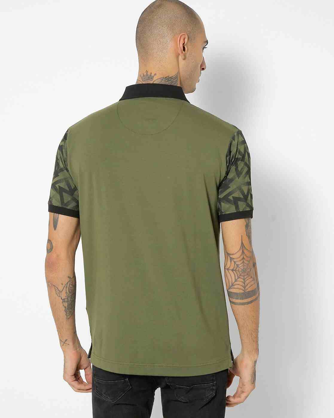 DUKE | Printed Slim Fit Polo T-shirt|1