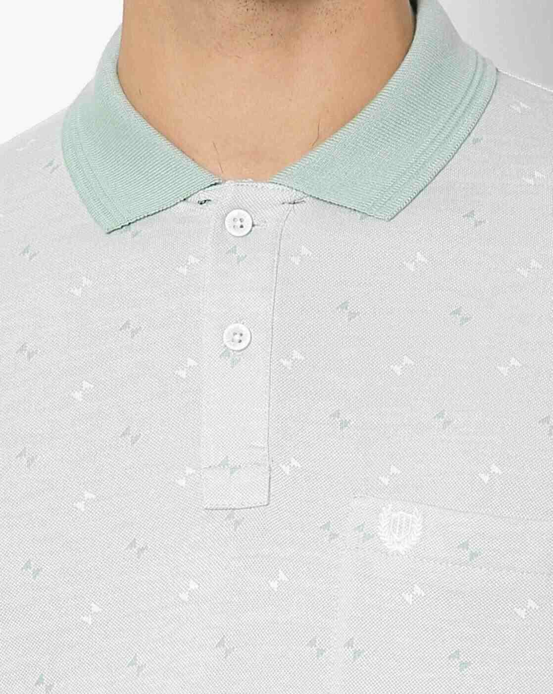 DUKE | Textured Polo T-shirt with Patch Pocket|2
