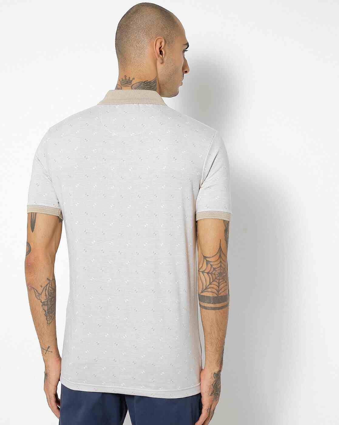 DUKE | Textured Polo T-shirt with Patch Pocket|1