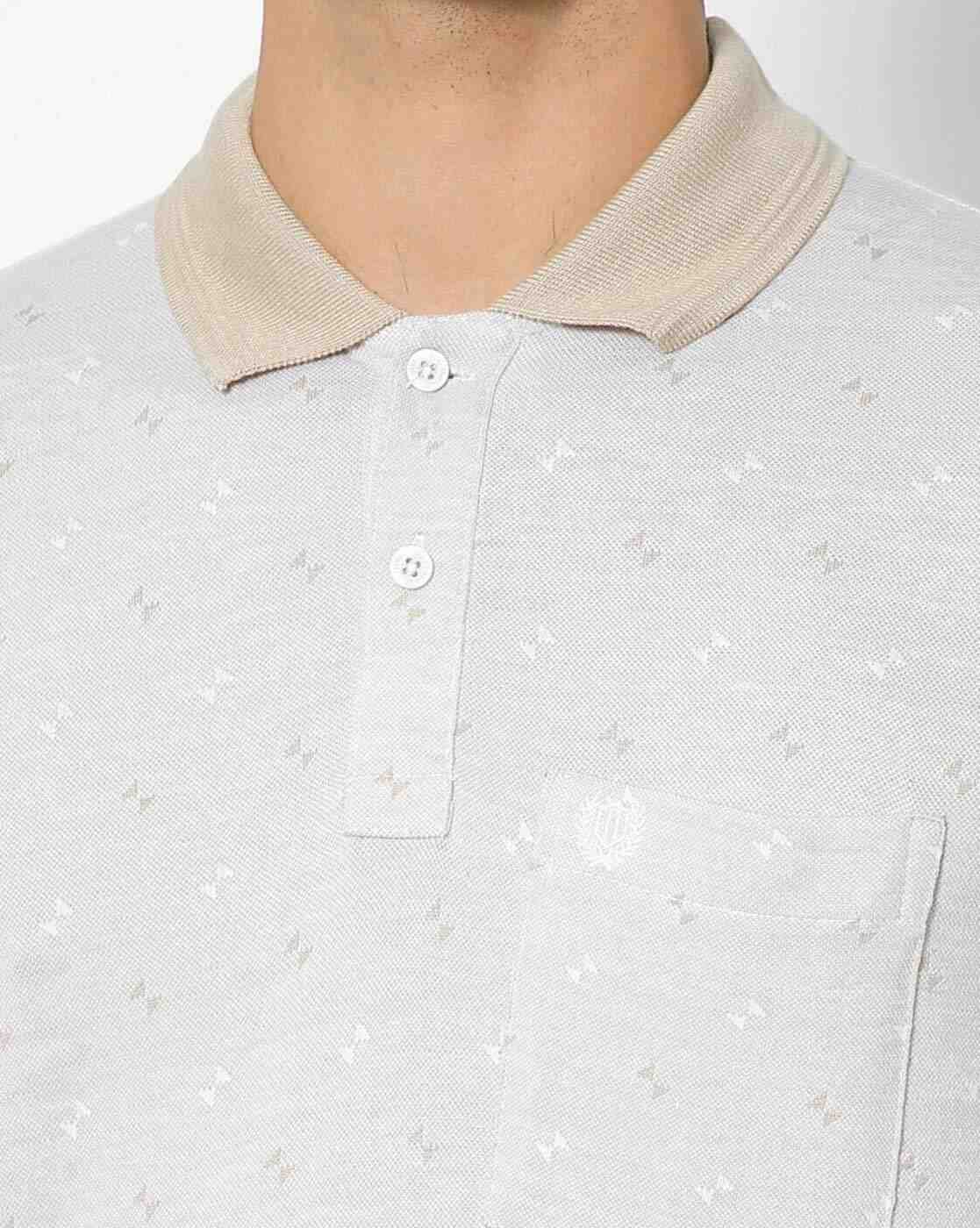 DUKE | Textured Polo T-shirt with Patch Pocket|2