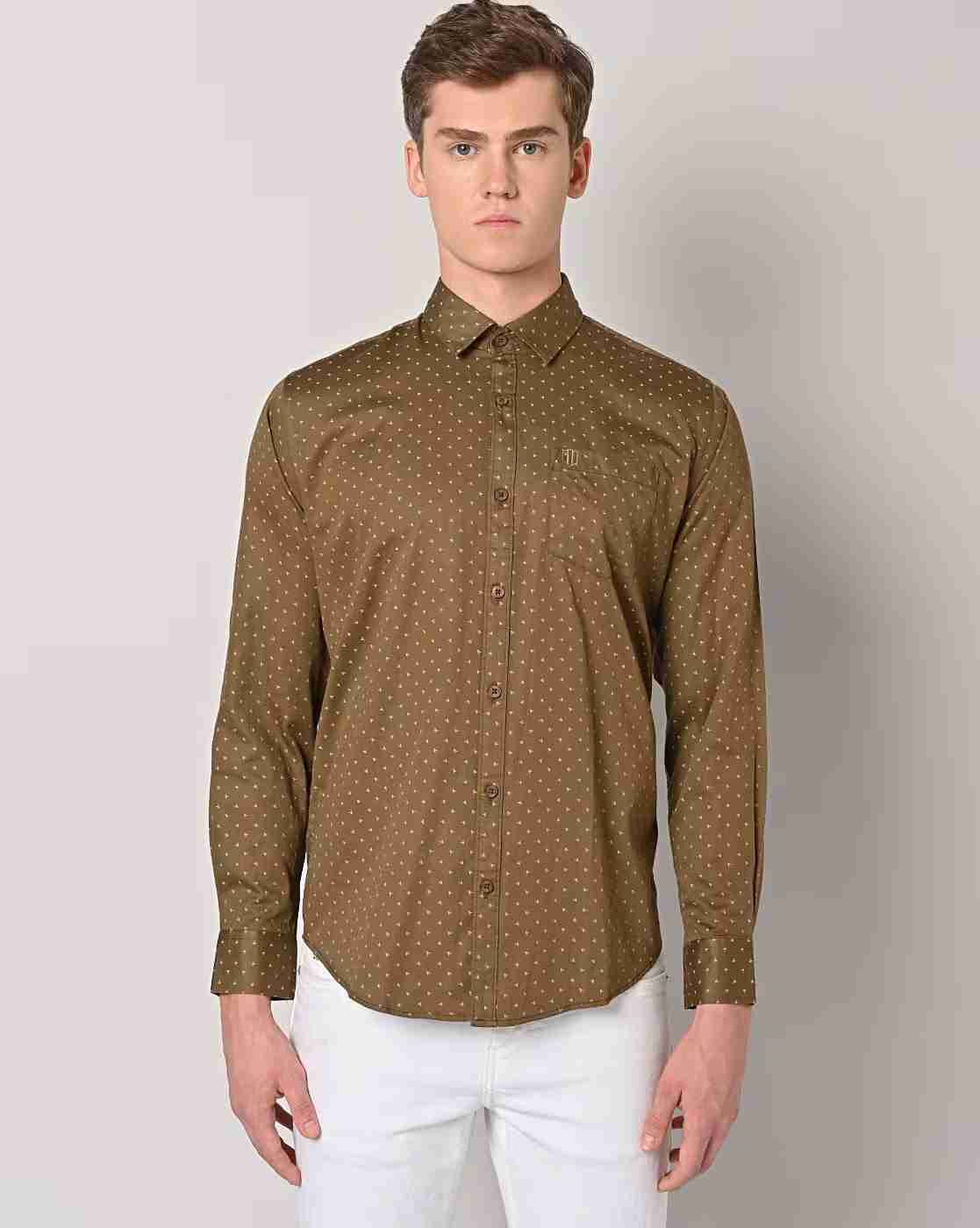 DUKE | Men Printed Slim Fit Shirt|2