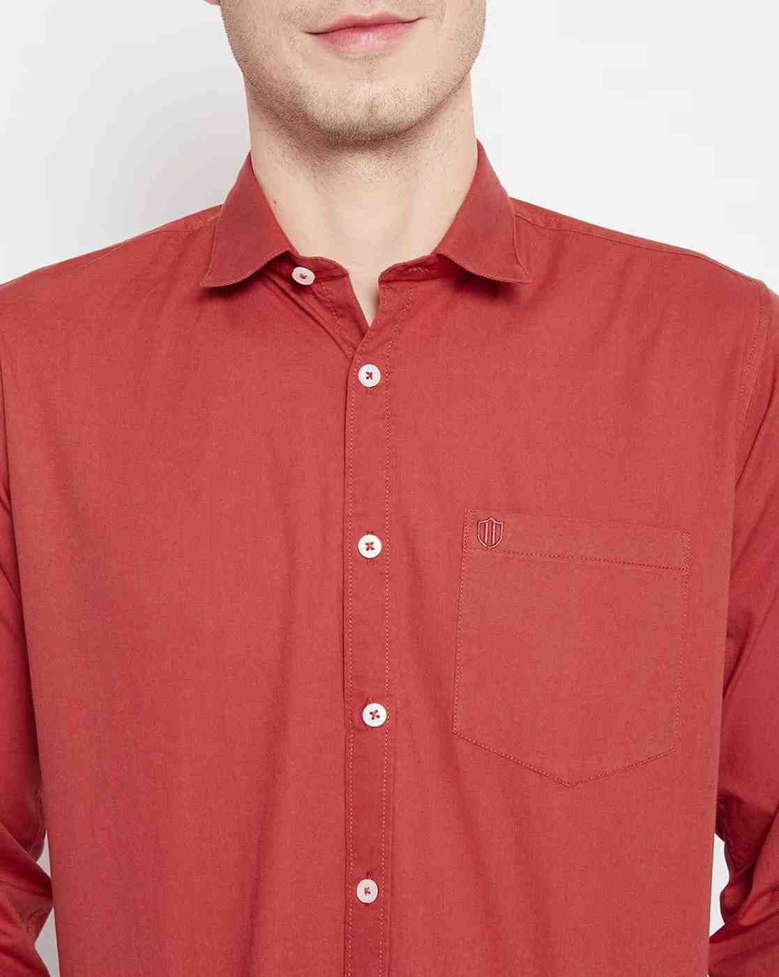 DUKE | Men Slim Fit Shirt with Patch Pocket|5