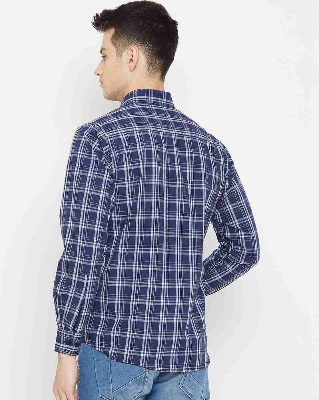 DUKE | Slim Fit Shirt with Contrast Mandarin Collar|3