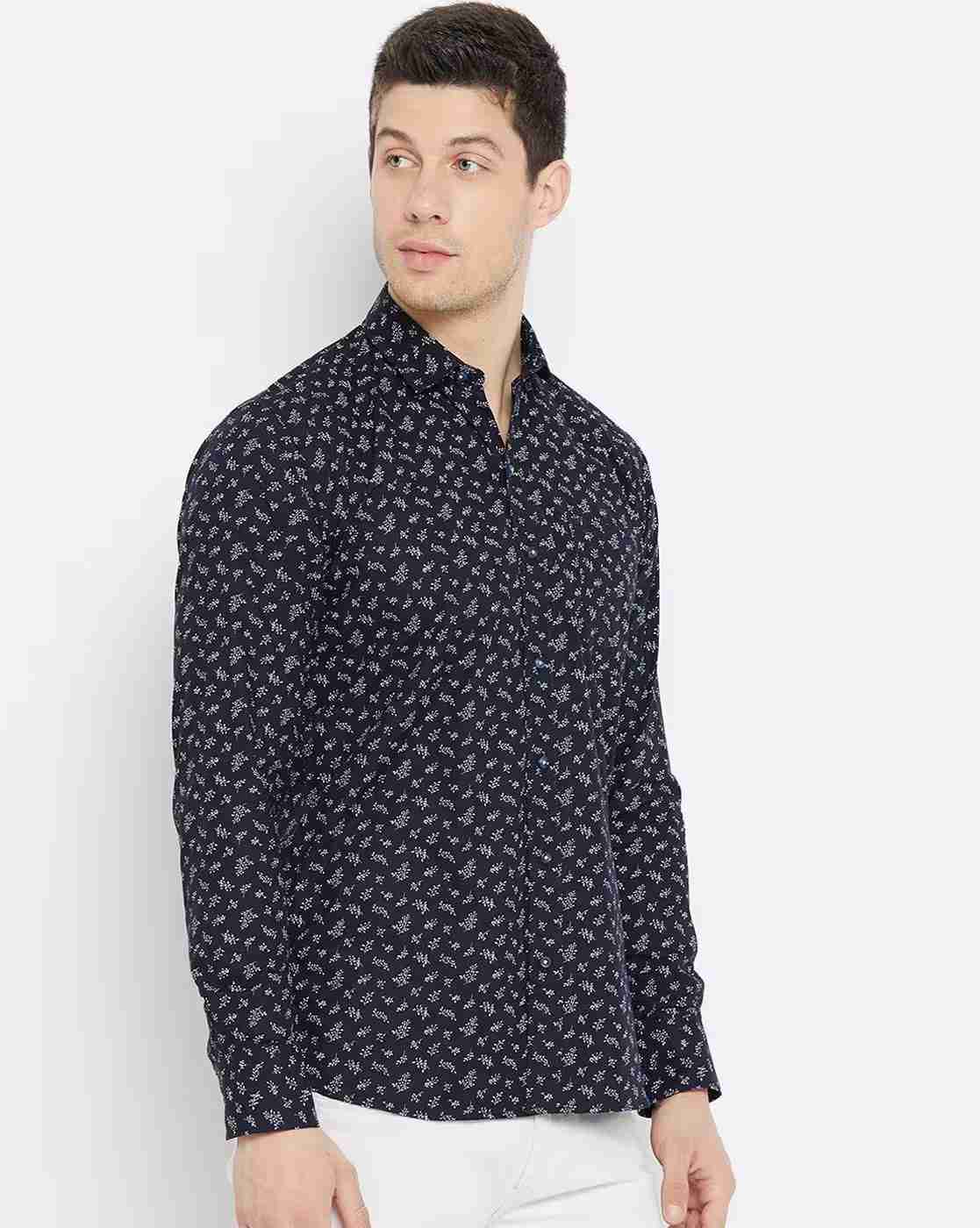 DUKE | Men Printed Slim Fit Shirt|2