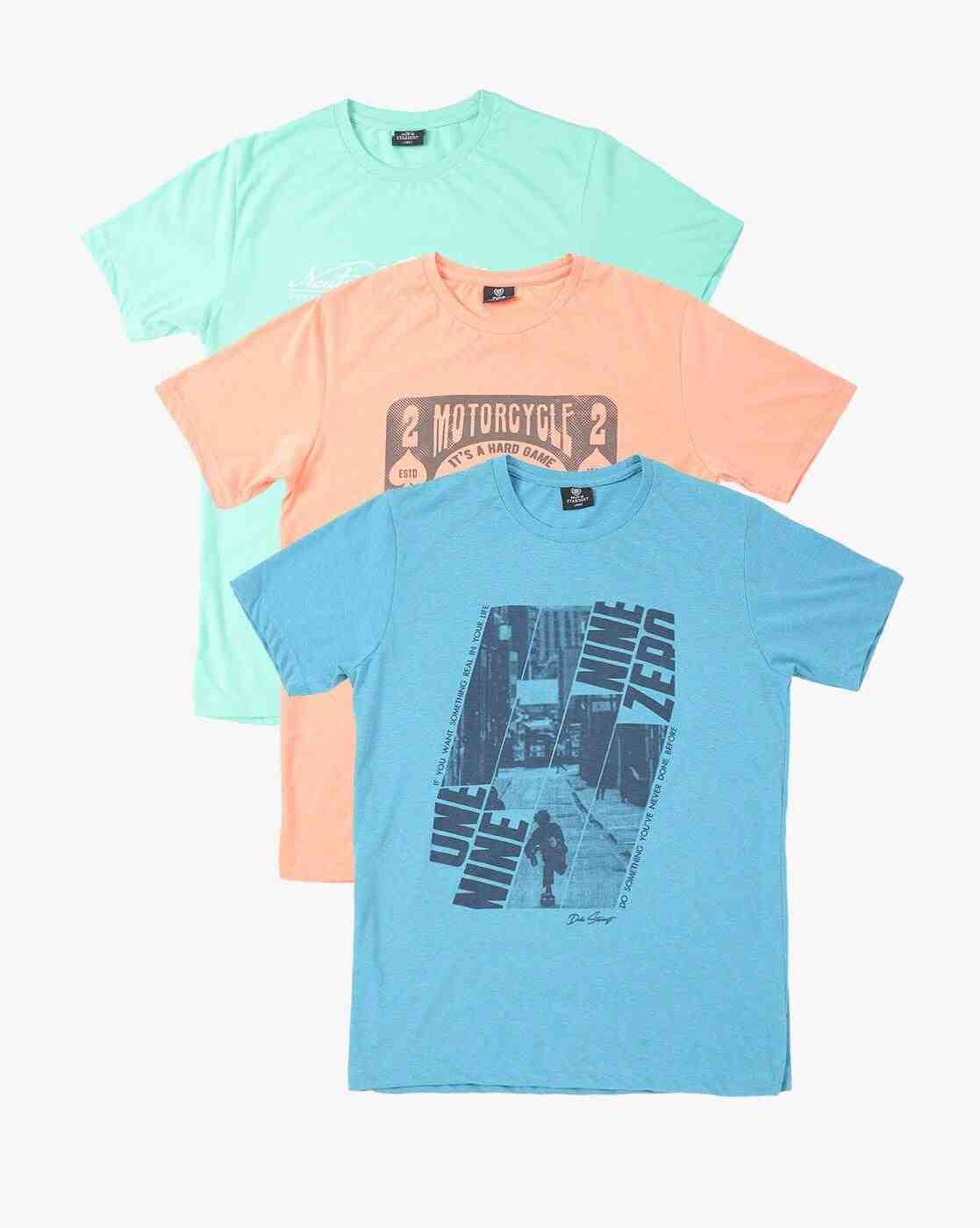 Pack of 3 Slim Fit Crew-Neck T-shirts