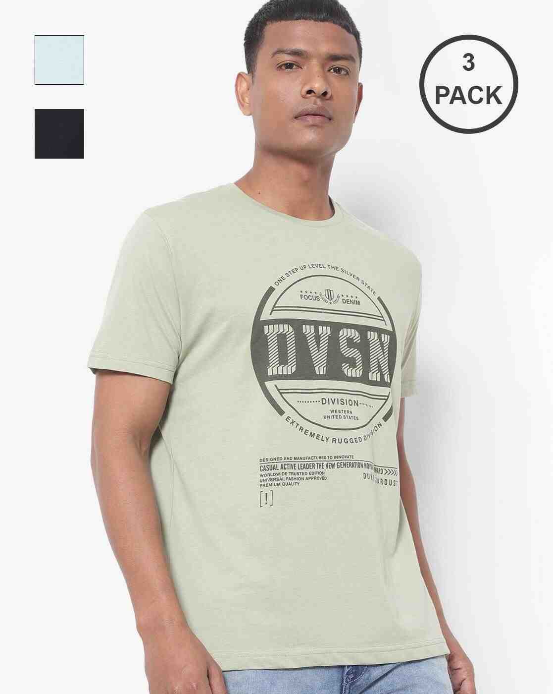 DUKE | Pack of 3 Slim Fit Crew-Neck T-shirts|0