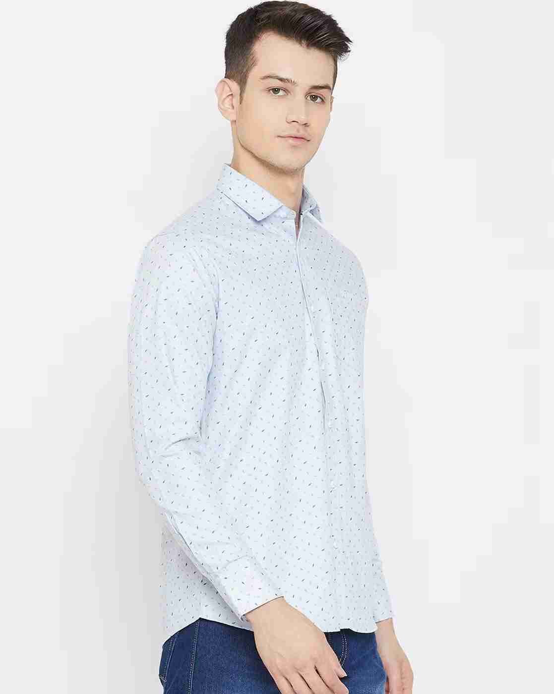 DUKE | Micro Print Slim Fit Shirt|2