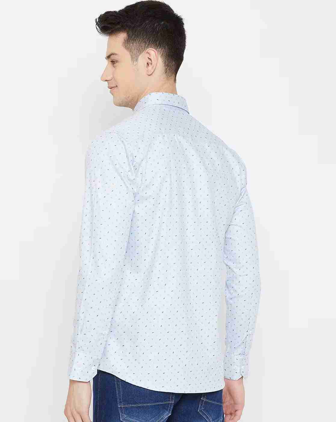 DUKE | Micro Print Slim Fit Shirt|3