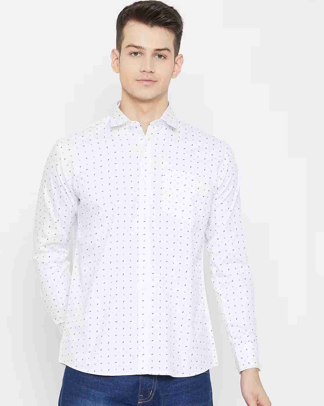 Micro Print Slim Fit Shirt