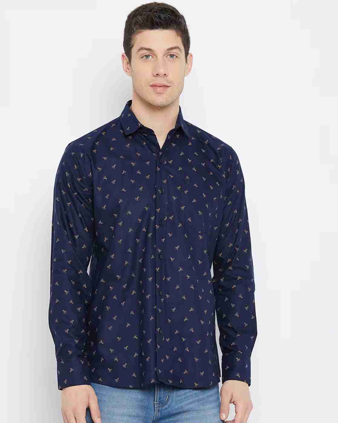 DUKE | Men Printed Slim Fit Shirt|0