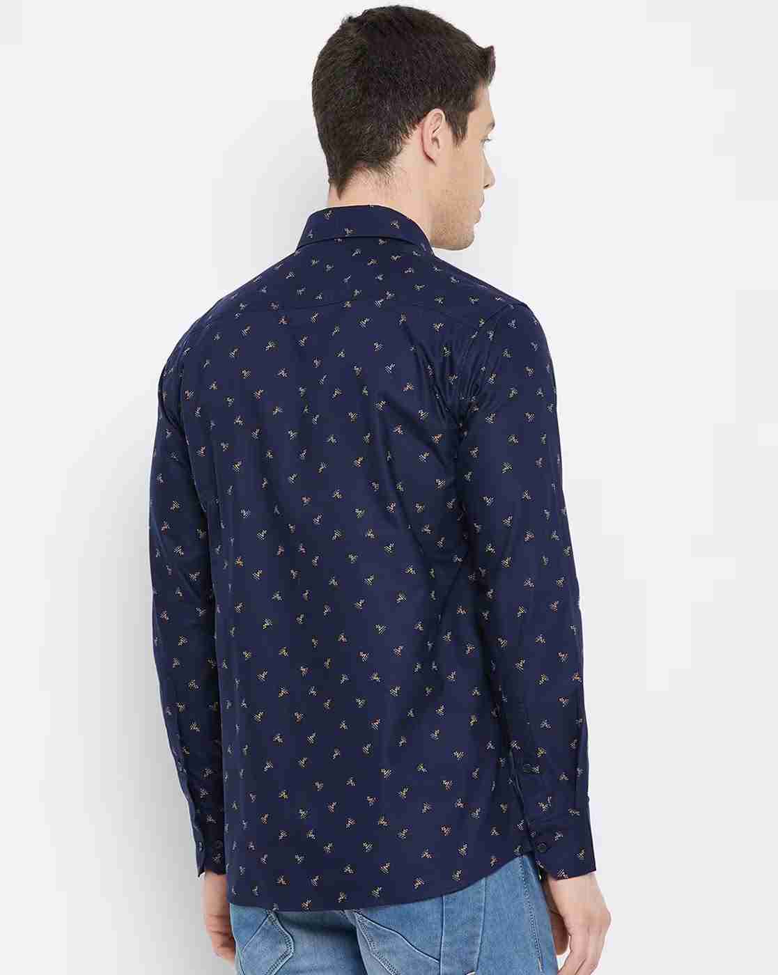 DUKE | Men Printed Slim Fit Shirt|3