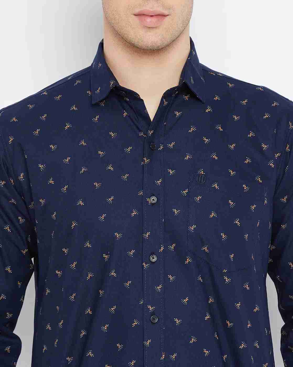 DUKE | Men Printed Slim Fit Shirt|5