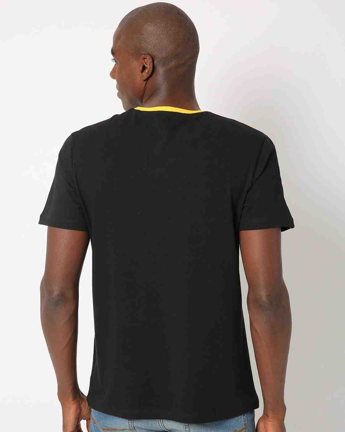 DUKE | Crew-Neck T-shirt with Placement Typography|1