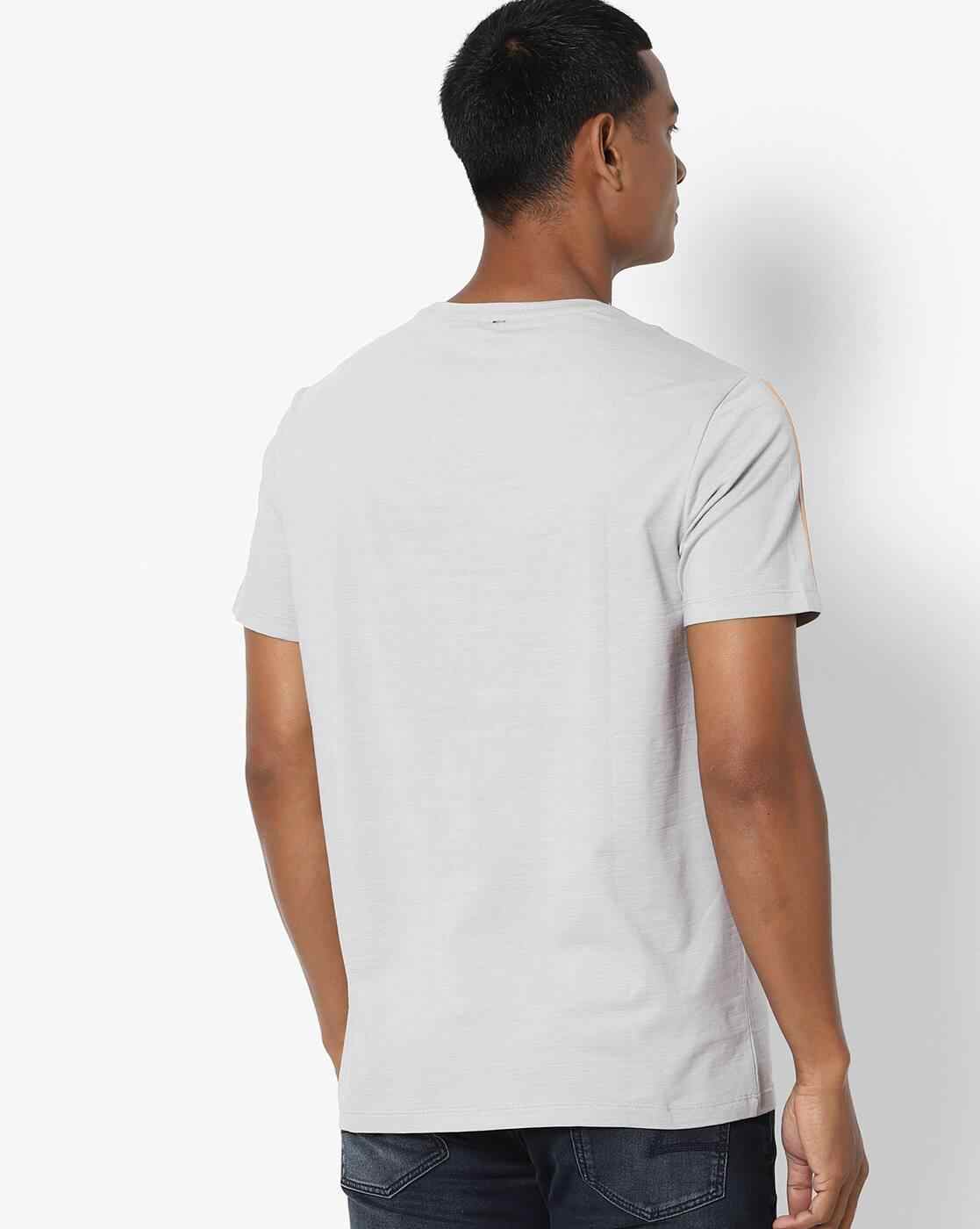 DUKE | Typographic Print Crew-Neck T-shirt|1