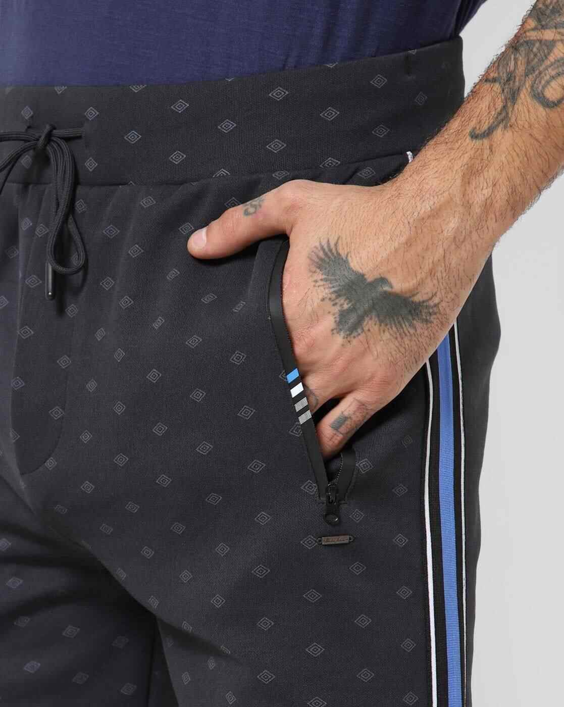 DUKE | Printed Track Pants with Elasticated Waistband|3