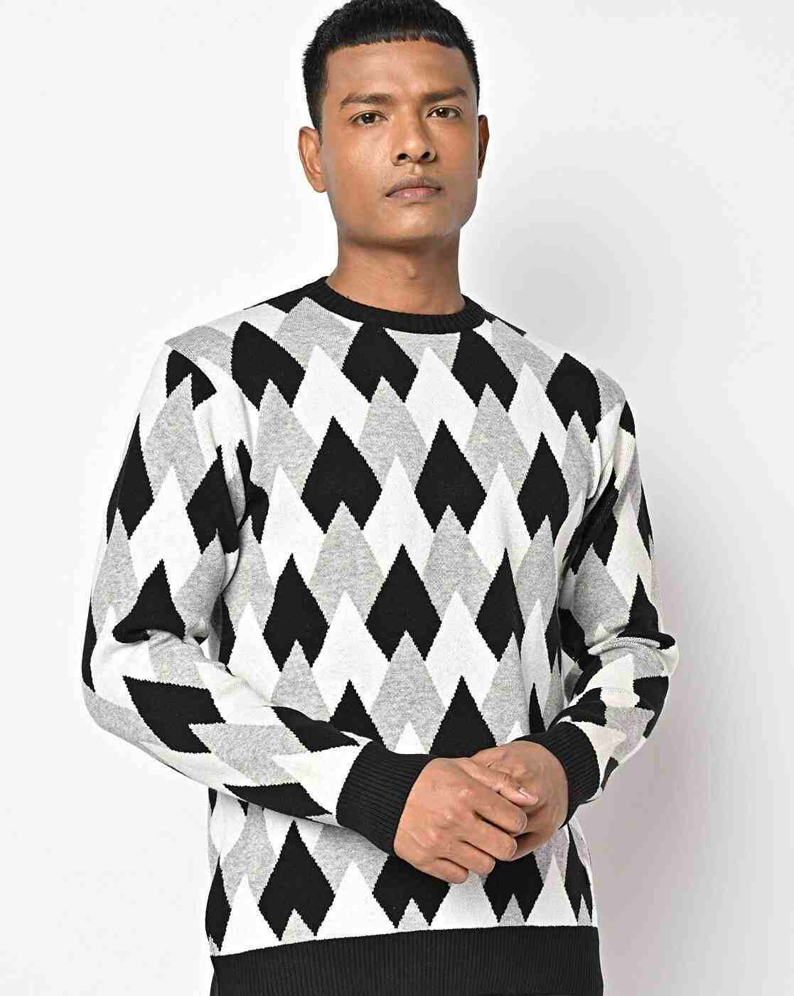 DUKE | Printed Crew-Neck Pullover|0