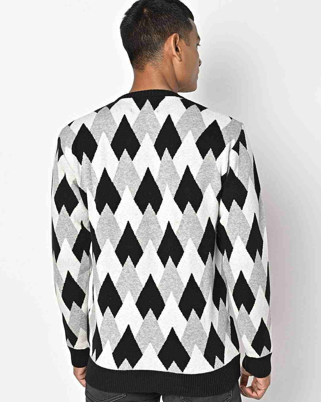 DUKE | Printed Crew-Neck Pullover|3