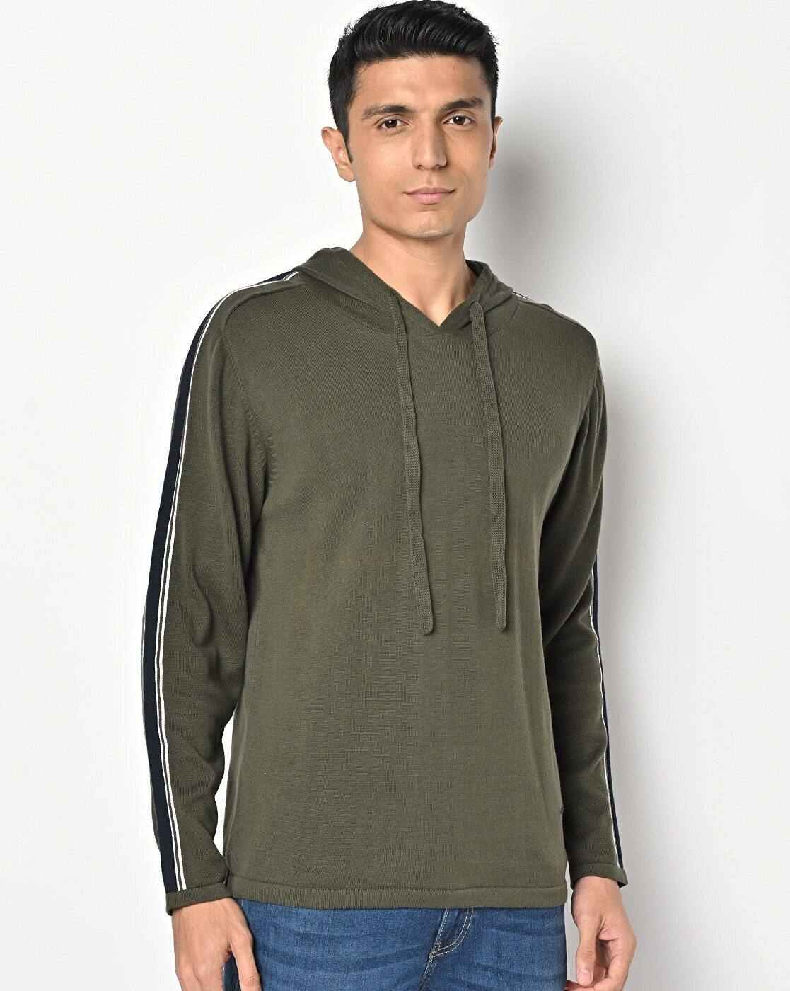 DUKE | Hoodie with Contrast Tapping|0