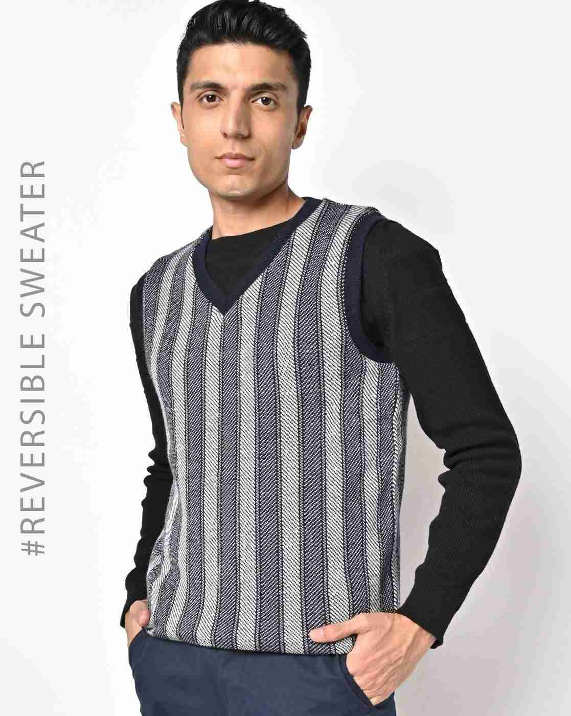DUKE | Striped Reversible Pullover|0