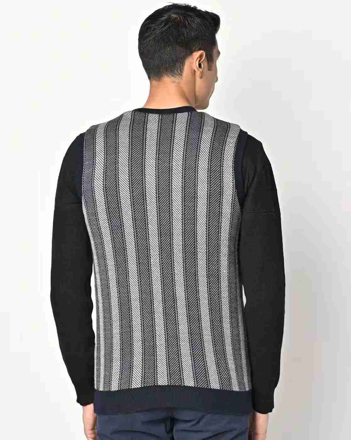 DUKE | Striped Reversible Pullover|3