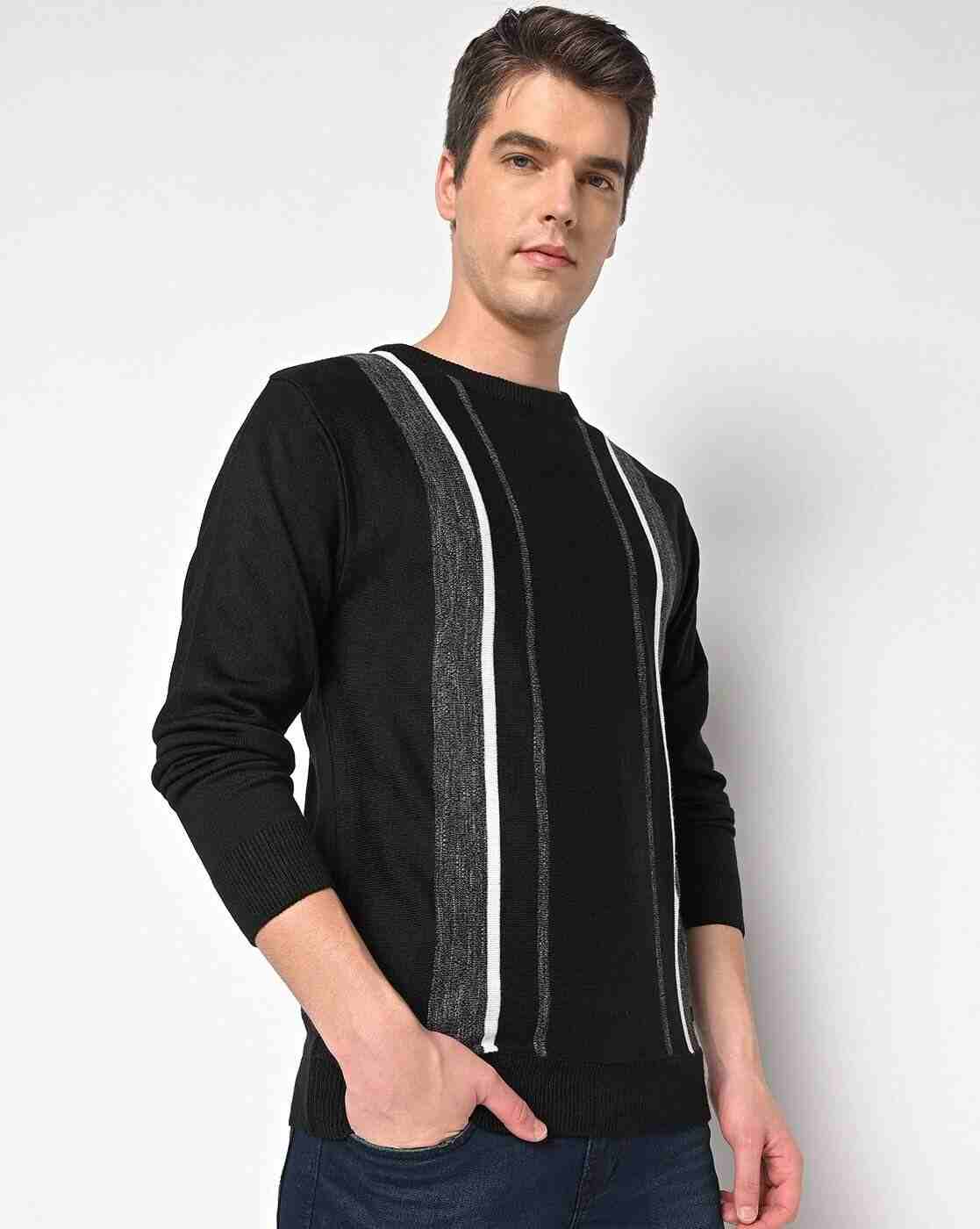 DUKE | Striped Crew-Neck Pullover|0