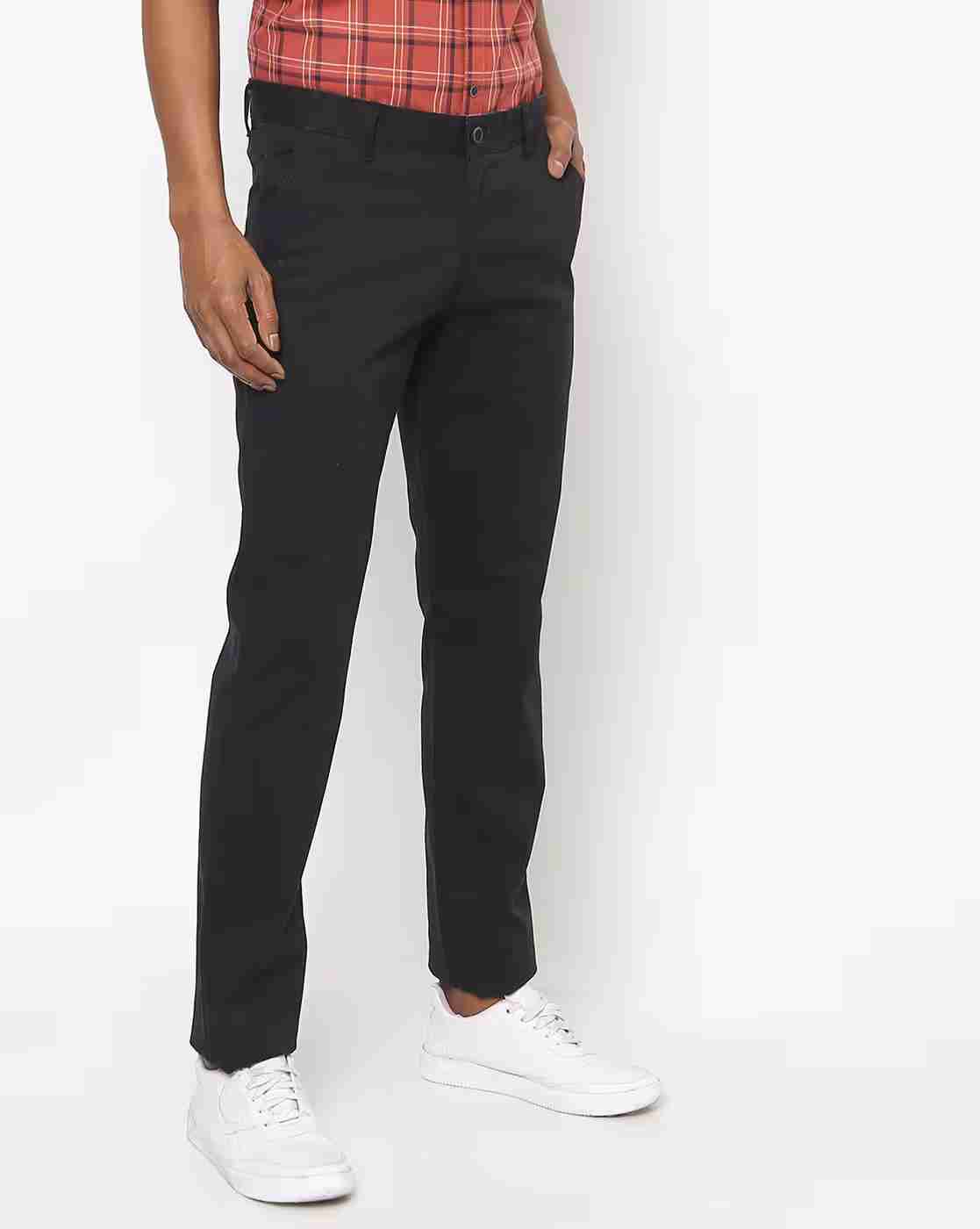 Flat-Front Trousers with Insert Pockets