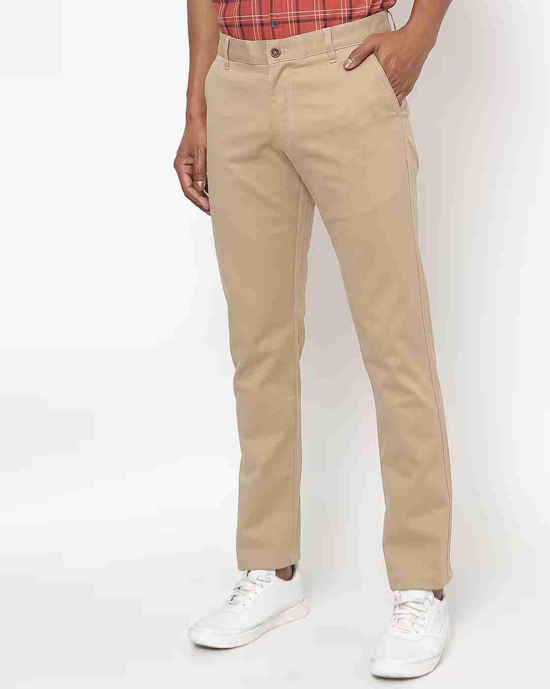 Flat-Front Trousers with Insert Pockets