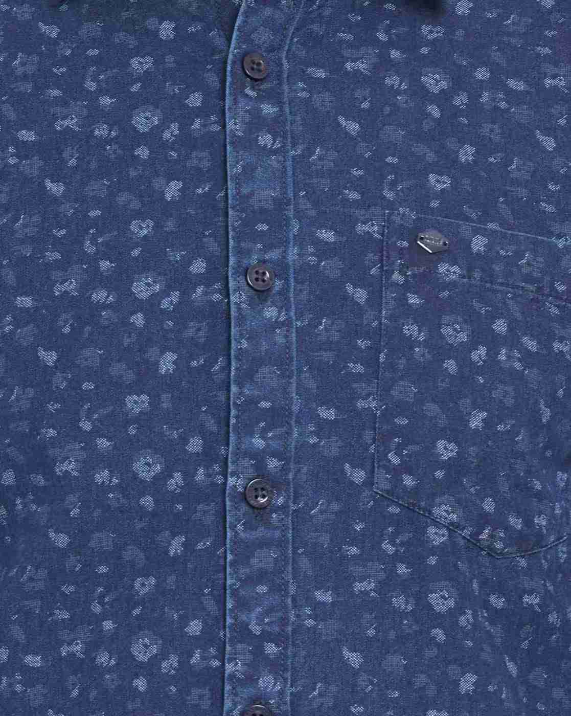 DUKE | Men Ditsy Print Slim Fit Shirt|5