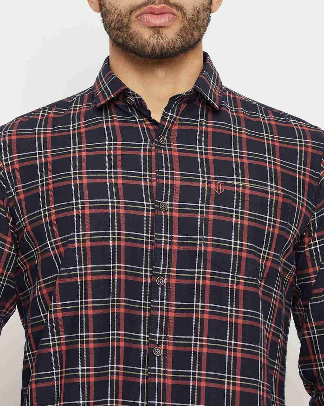 DUKE | Men Checked Slim Fit Shirt|5