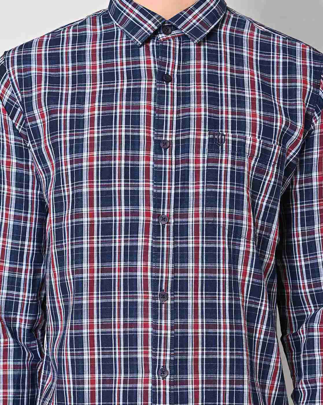DUKE | Men Checked Slim Fit Shirt|3