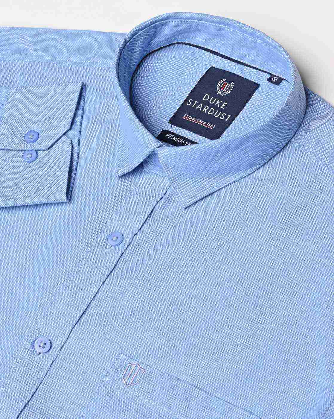 DUKE | Men Slim Fit Spread Collar Shirt|5