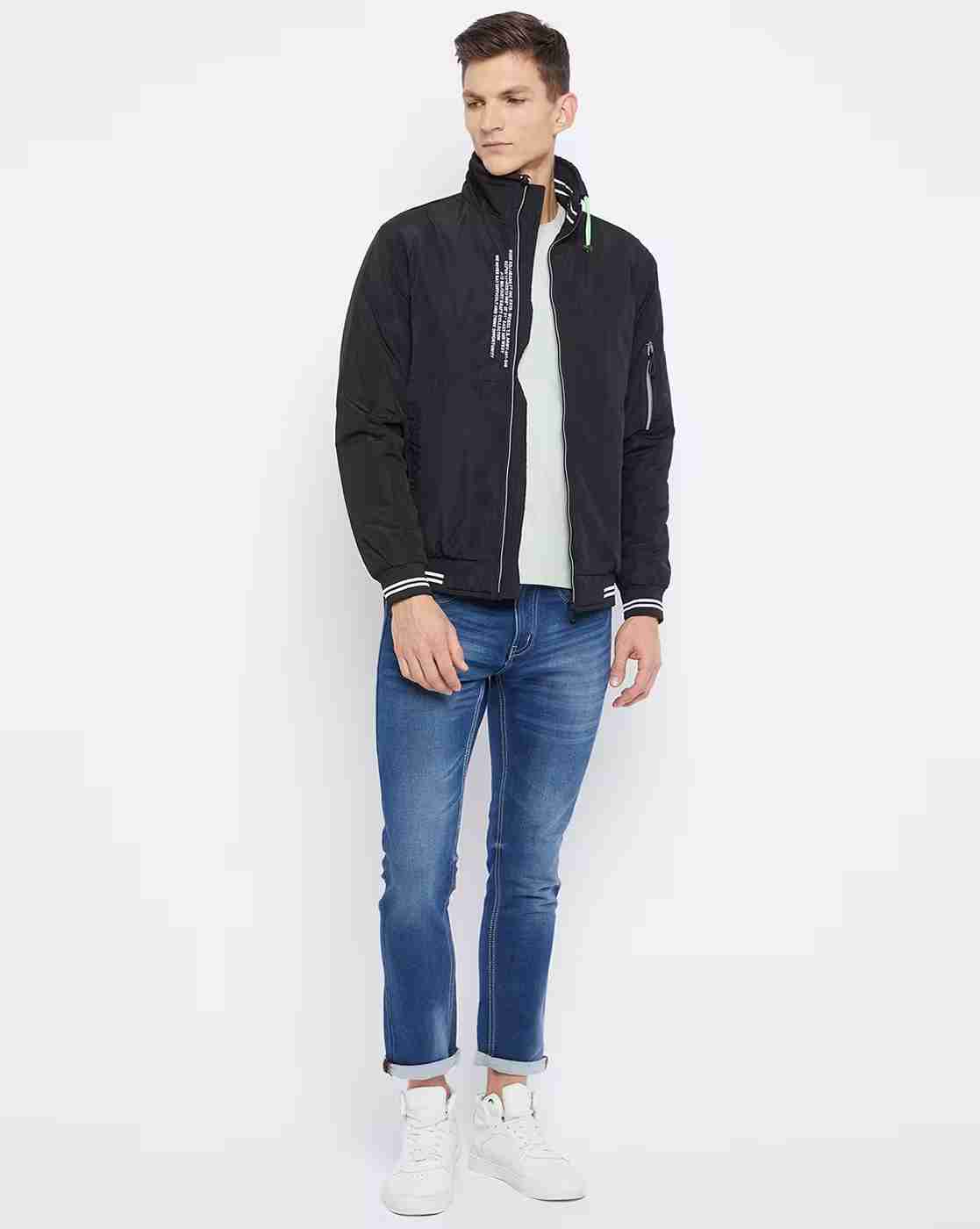 DUKE | Zip-Front Slim Fit Jacket with Detachable Hood|1
