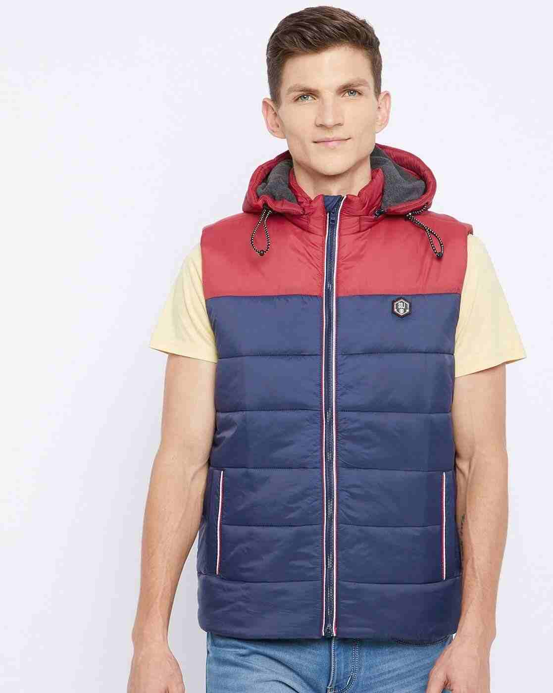 Colourblock Slim Fit Gilet