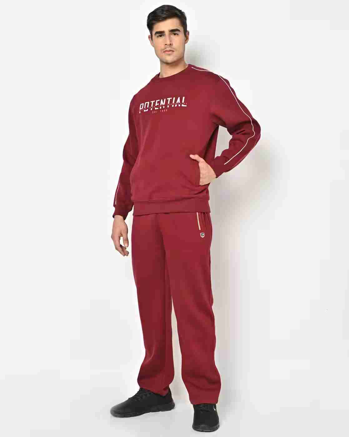 DUKE | Typographic Print Tracksuit Set|0
