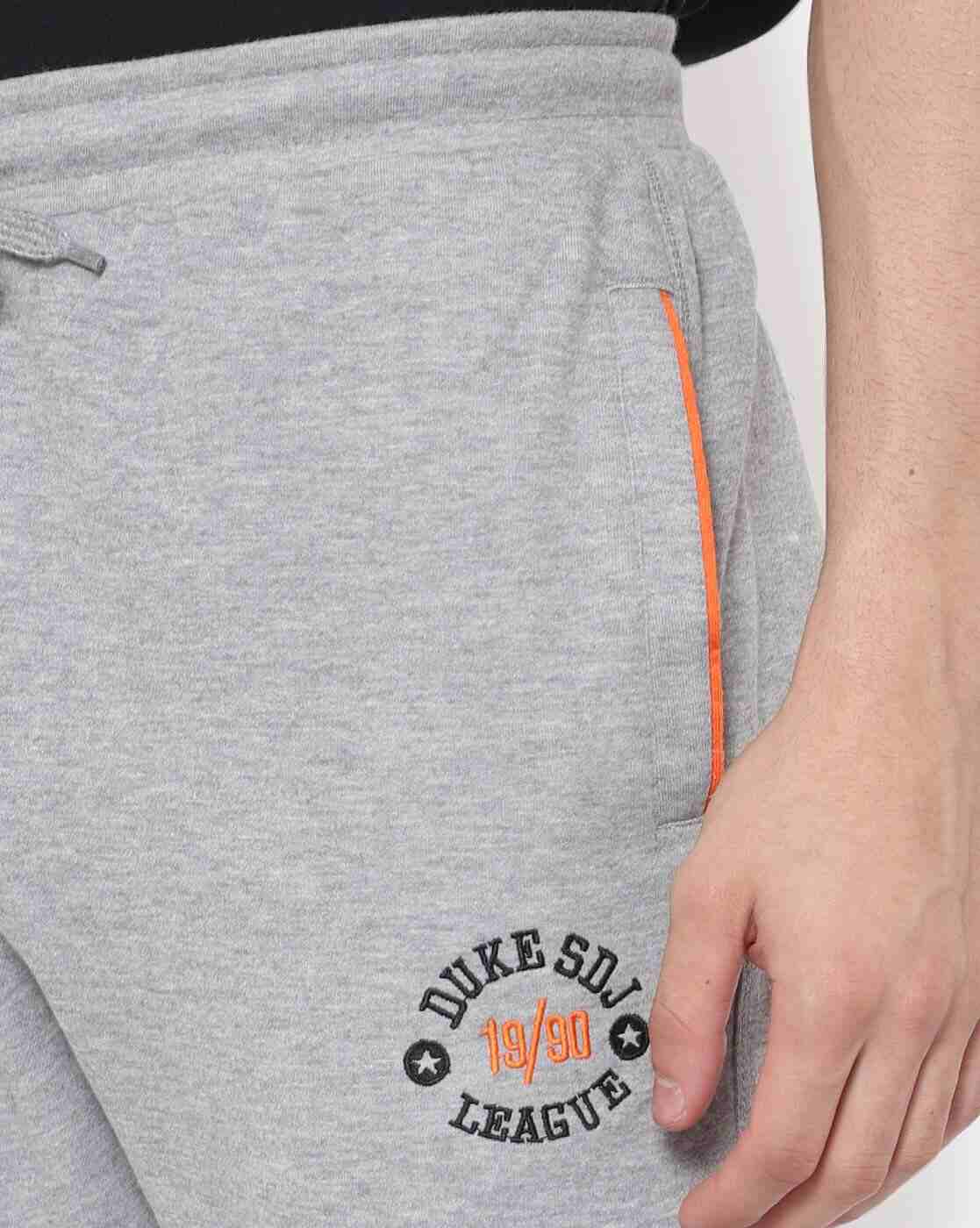 DUKE | Mid-Rise Joggers with Elasticated Drawstring Waist|2