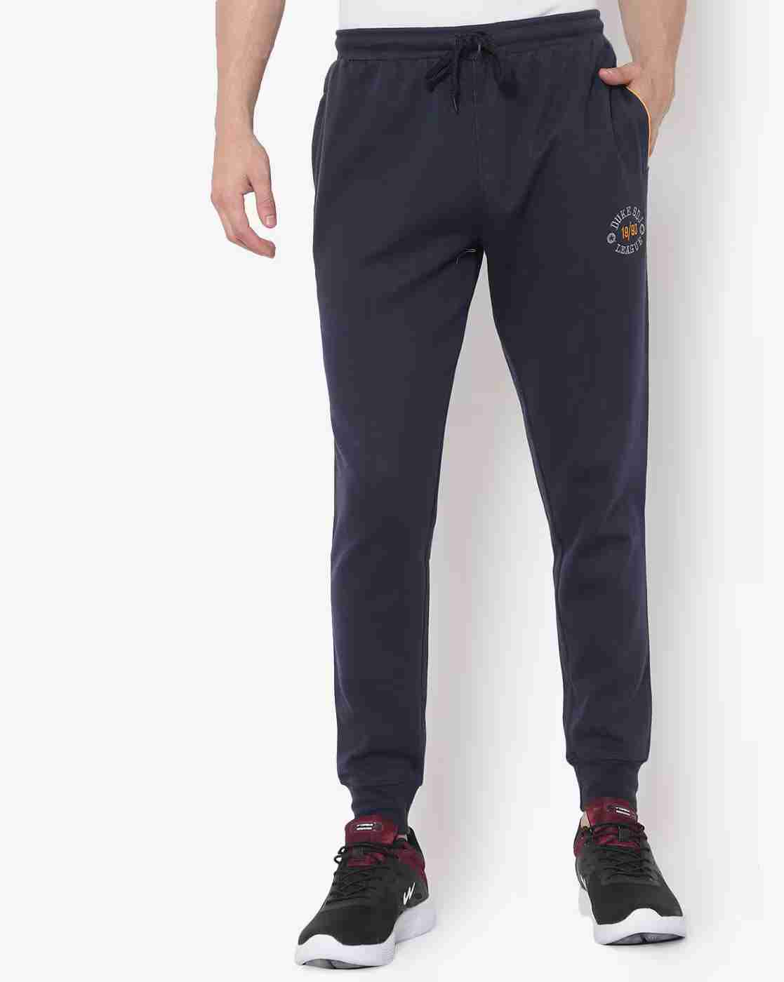 Mid-Rise Joggers with Elasticated Drawstring Waist