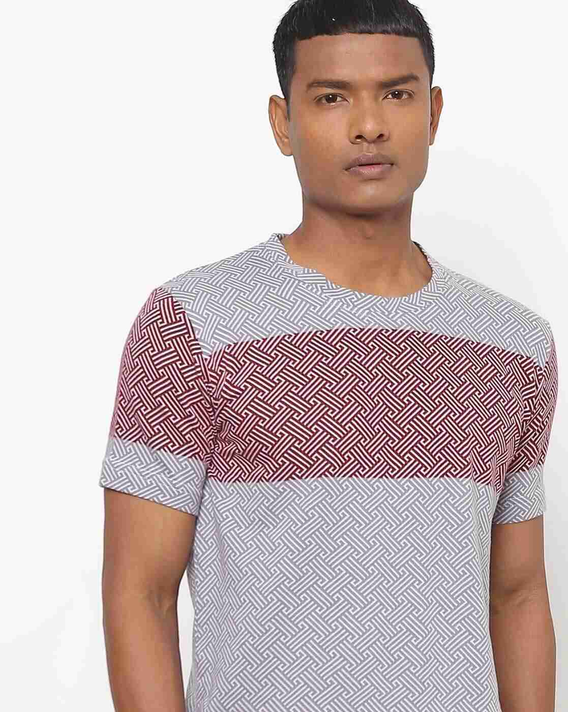 Printed Slim Fit Crew-Neck T-Shirt