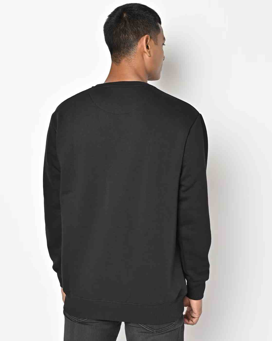 DUKE | Typographic Print Crew-Neck Sweatshirt|2